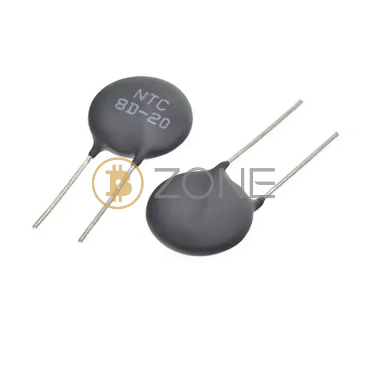 NTC 8D-20 Resistor Thermistor  High Power Thermistor   NTC Termistor Resistor Whatsminer P21 Power Supply Repair Parts