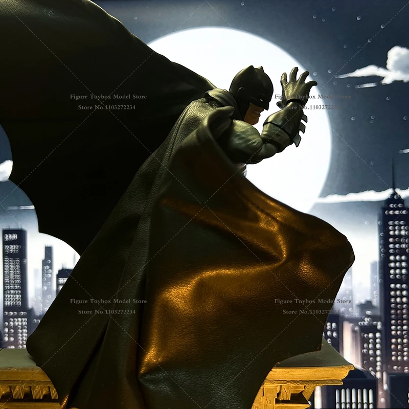 Figura de acción de héroe negro oscuro, Mini capa en forma de alambre, accesorios de juguete para decoración del cuerpo de soldado Mutant Mafex Bat de 6 ", 1/12