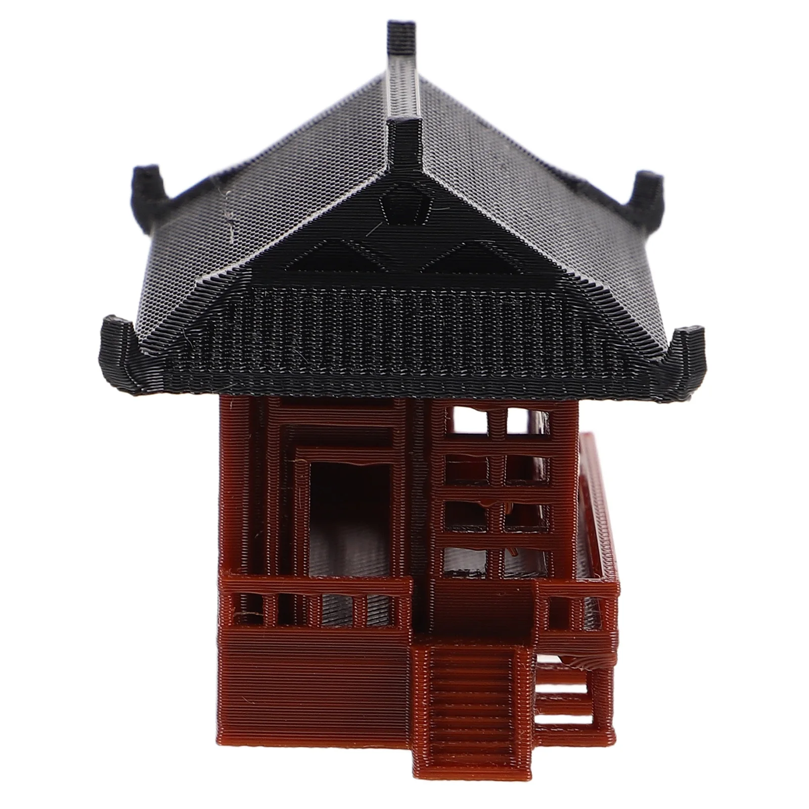

Elegant Ancient Style Chinese Decoration Mini Pavilion Ornament Natural Stone Desktop Fish Tank Terrarium Landscape Statue Micro