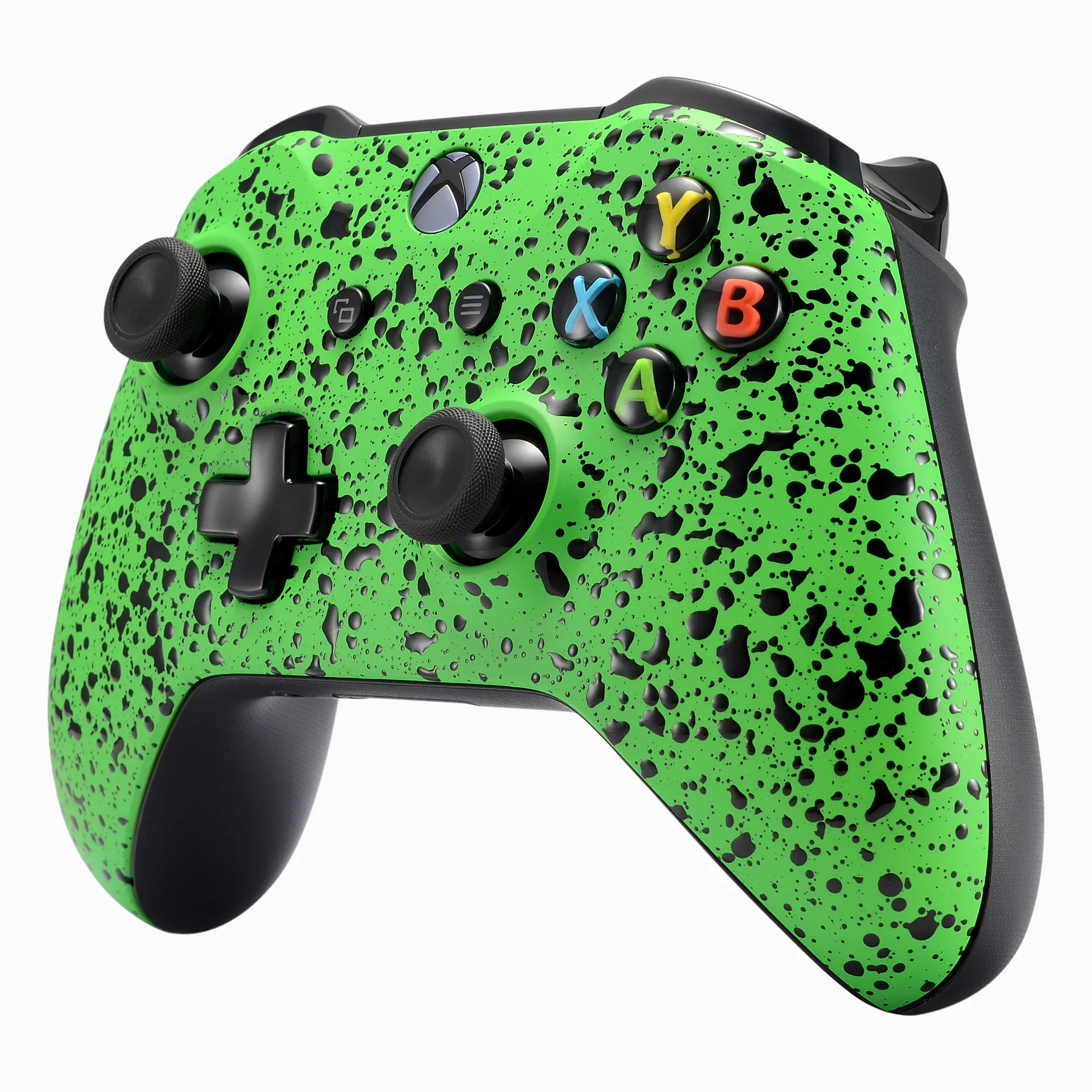 غطاء الإسكان الأمامي الأخضر المتطرف لوحدة تحكم Xbox One S / X - مجموعة استبدال غطاء الواجهة