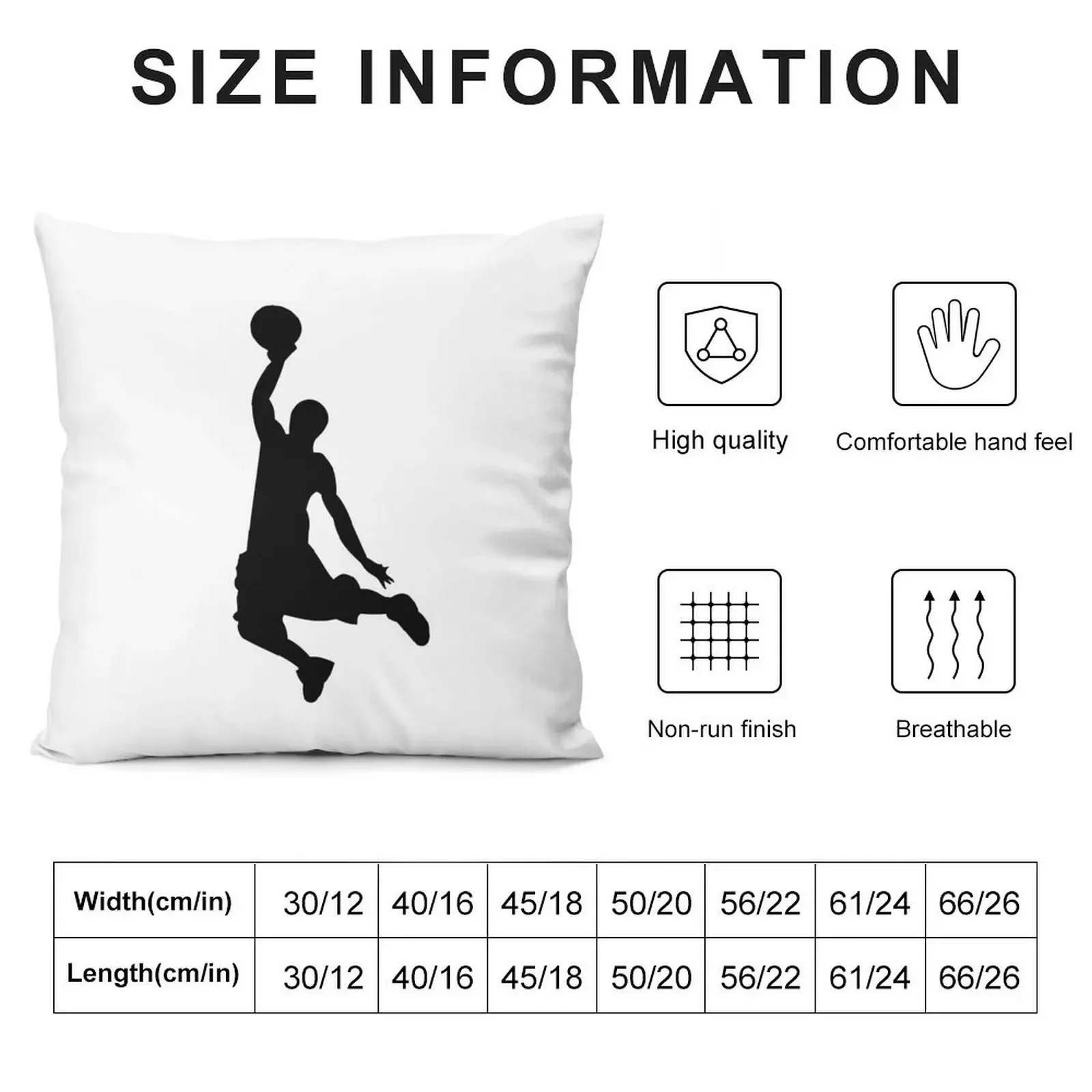 Basketball Player Design Throw Pillow Luxury Sofa Cushions Bed pillowcases Elastic Cover For Sofa Pillow Case pillow