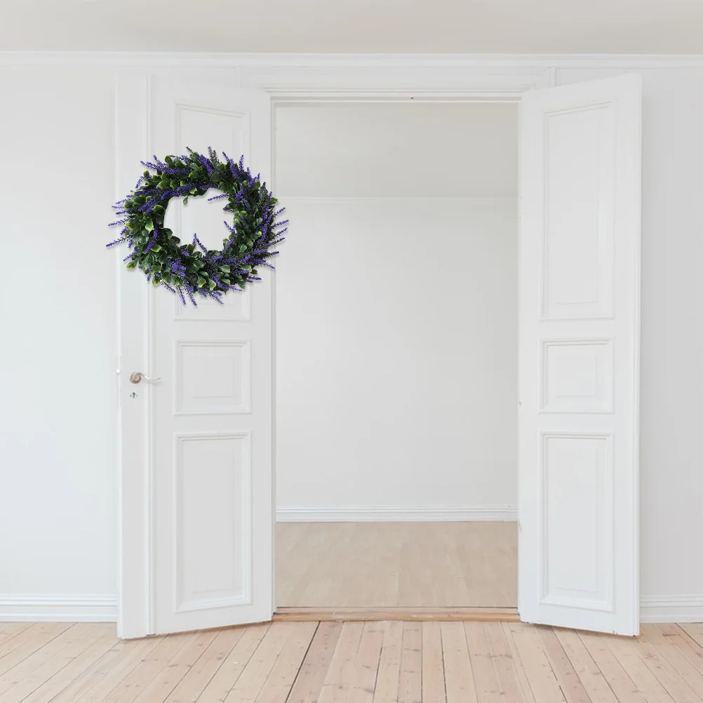 

Wreath Artificial Garland Decorations Wedding Garland Decor For Wedding Door Wall Window Hanging Ornament Purple
