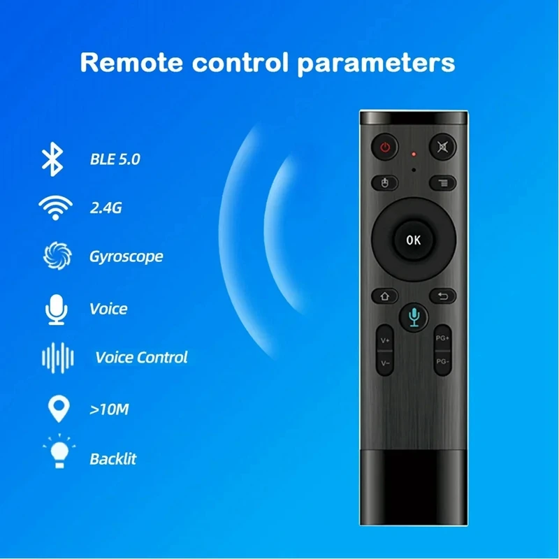 Q5 Bluetooth Infrared Voice Remote Control Smart TV Box 2.4G Air Mouse Mini Wireless Keyboard