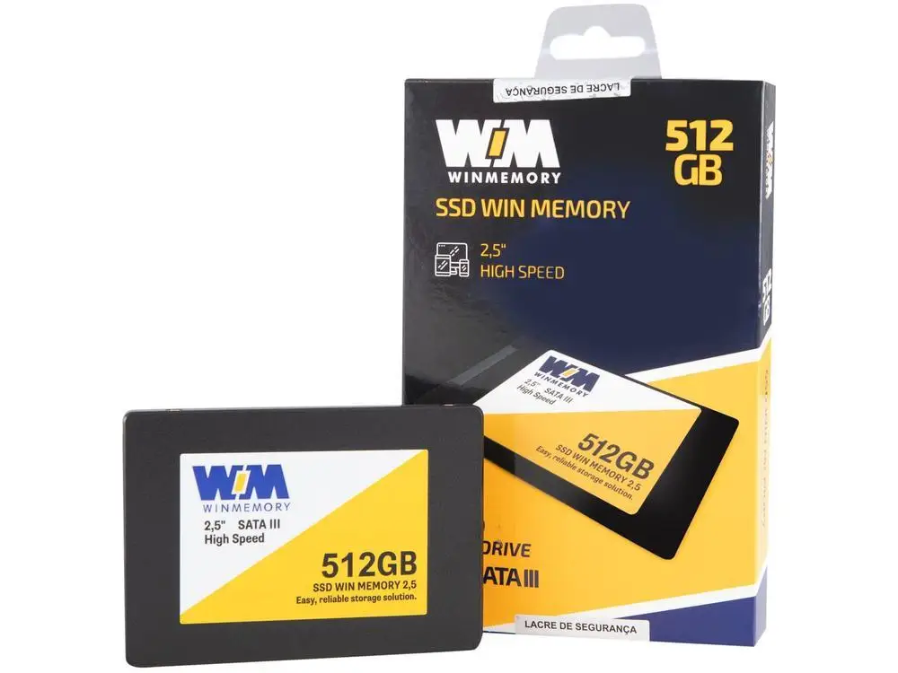 512GB SSD WIN MEMORY SATA 2,5 ”Reading 560 MB/s Recording 540 MB/s SWR512G