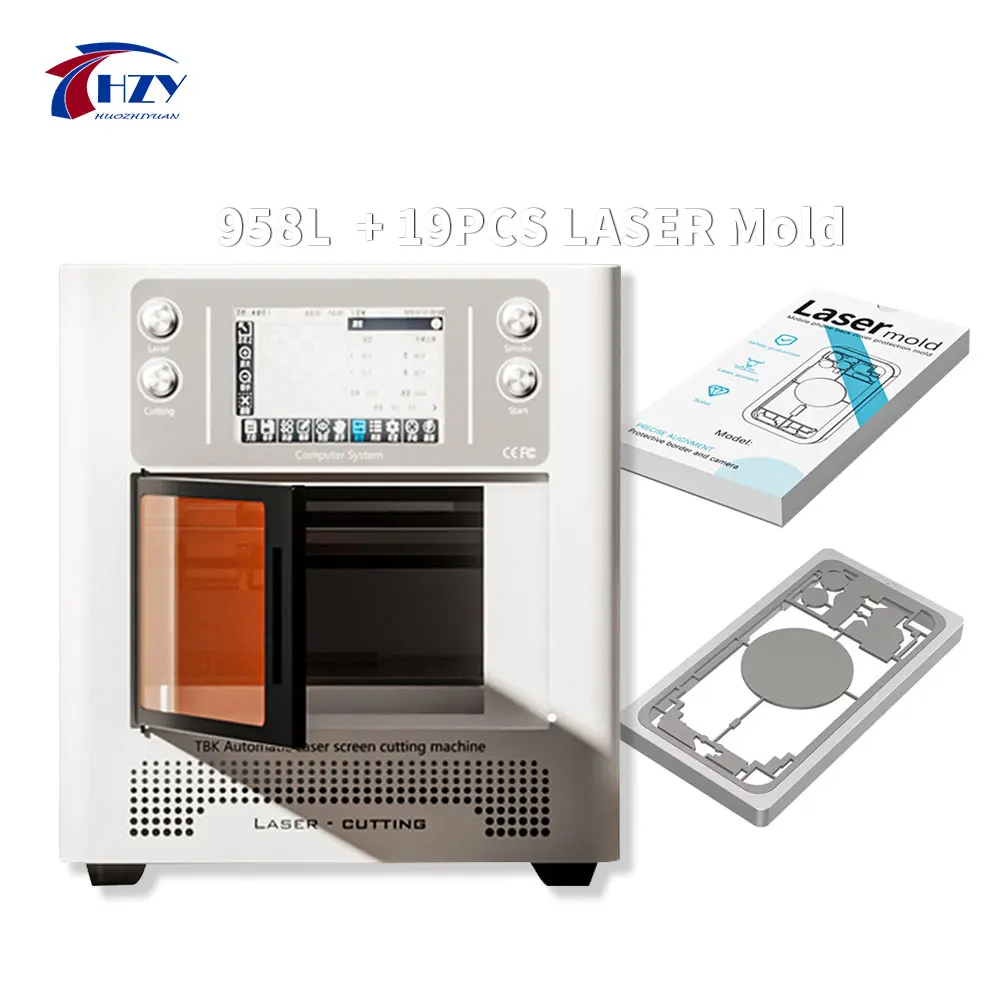 

TBK Laser Machine 958L For IPhone 8-14 Pro Max Rear Glass Removing Marking Matel/Cloth/Paper Automatic Laser Engraving Machine