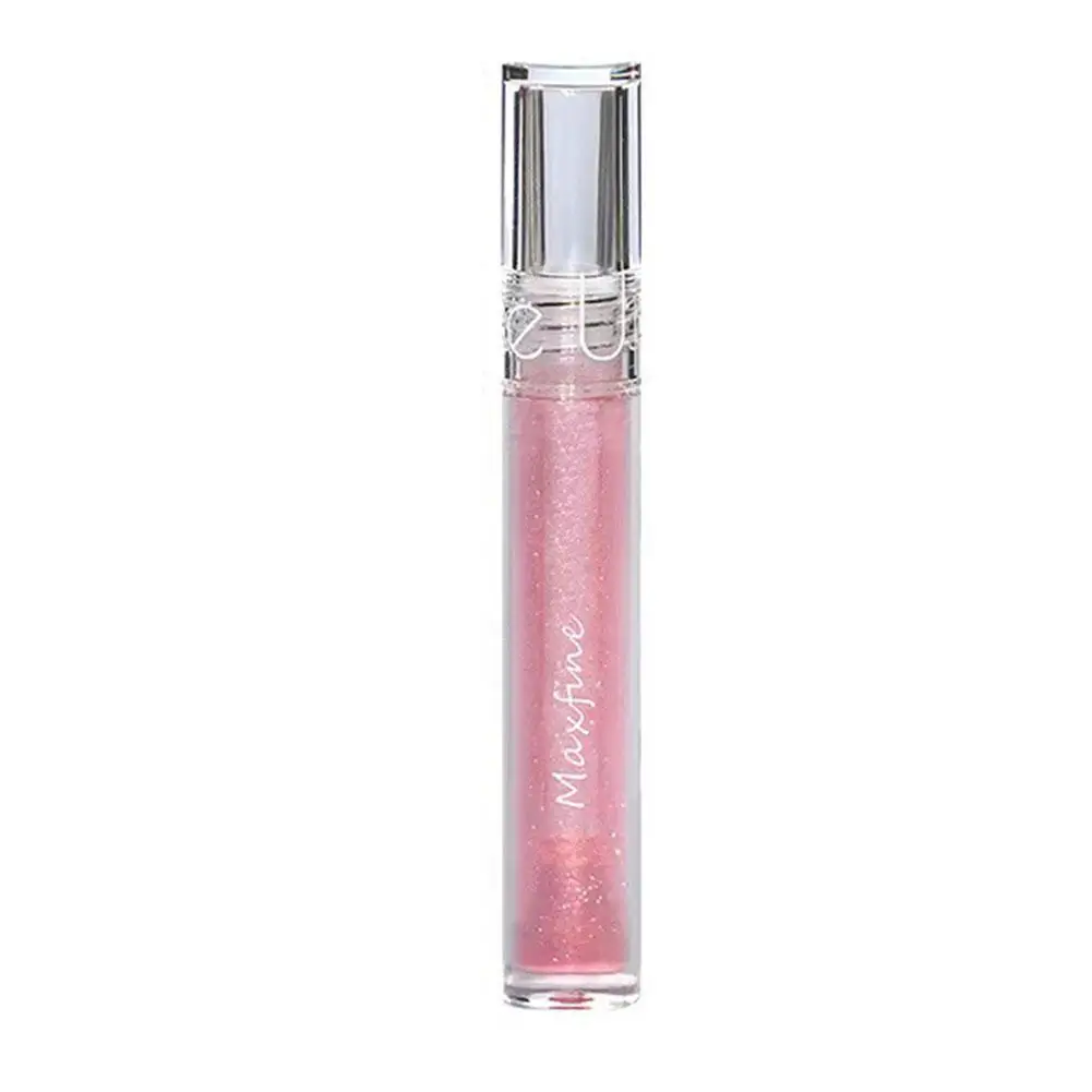 Espelho de água transparente vidro Lip Gloss, lábios líquidos duradouros, batom Lipgloss, O0b5, cosméticos à prova d'água