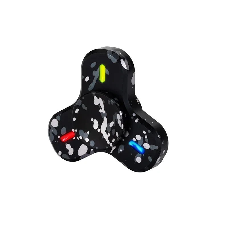 Mini Mano Fidget Spinner Luminoso Trottola Punta Giroscopio EDC Lega Alleviare Lo Stress Riducendo Giocattoli Antistress Alleviare L'ansia