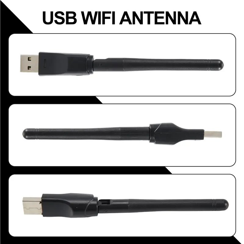 Superior-MT7601 Chip 150Mbps 2.4Ghz USB Wifi Antenna Wireless Network Adapter Rotatable USB2.0 For Satellite Receiver& Computers view 3