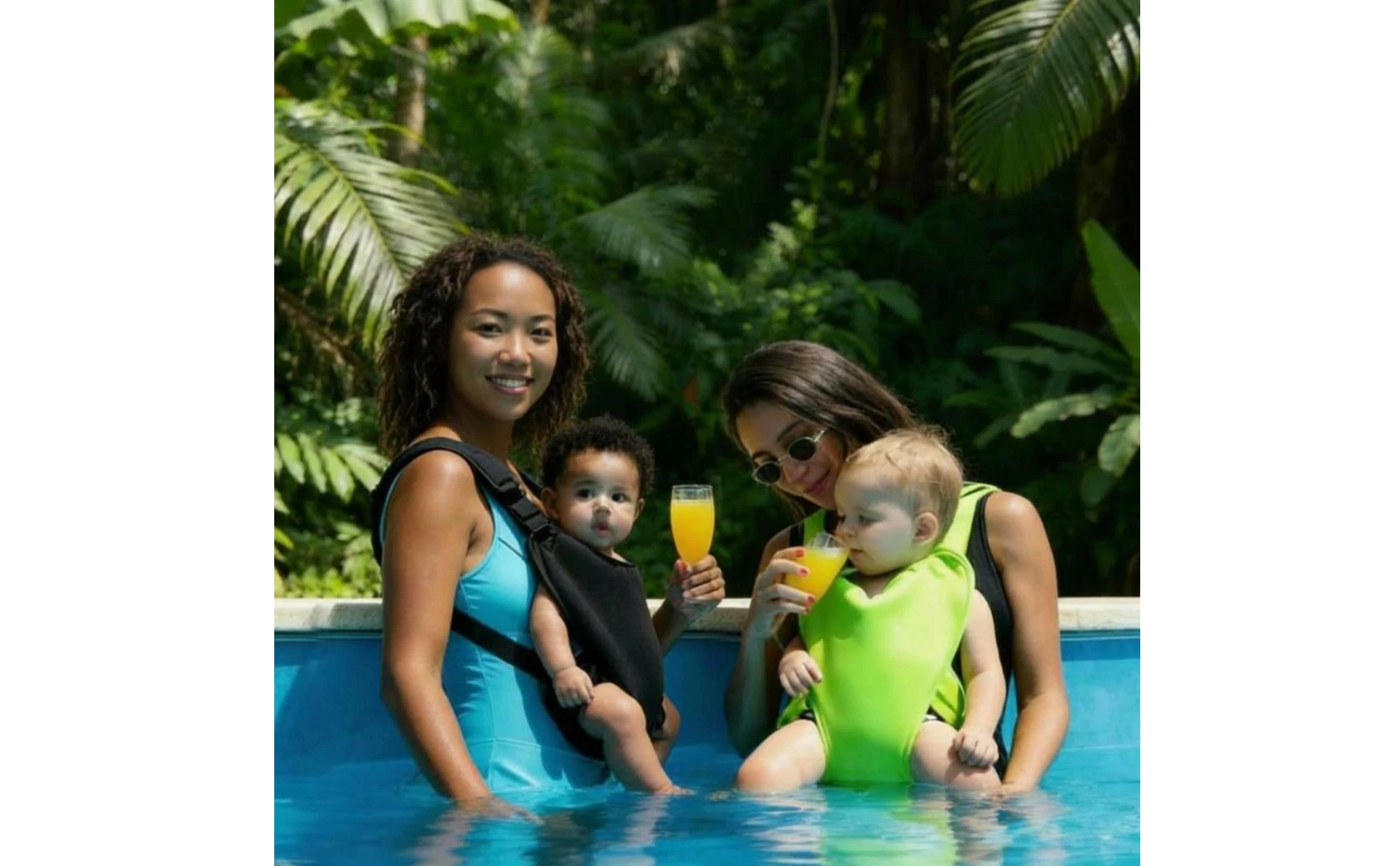 Water Baby Carrier Quick-Drying Baby Swim Carrier Breathable Hands-Liberated for Babies, Pool