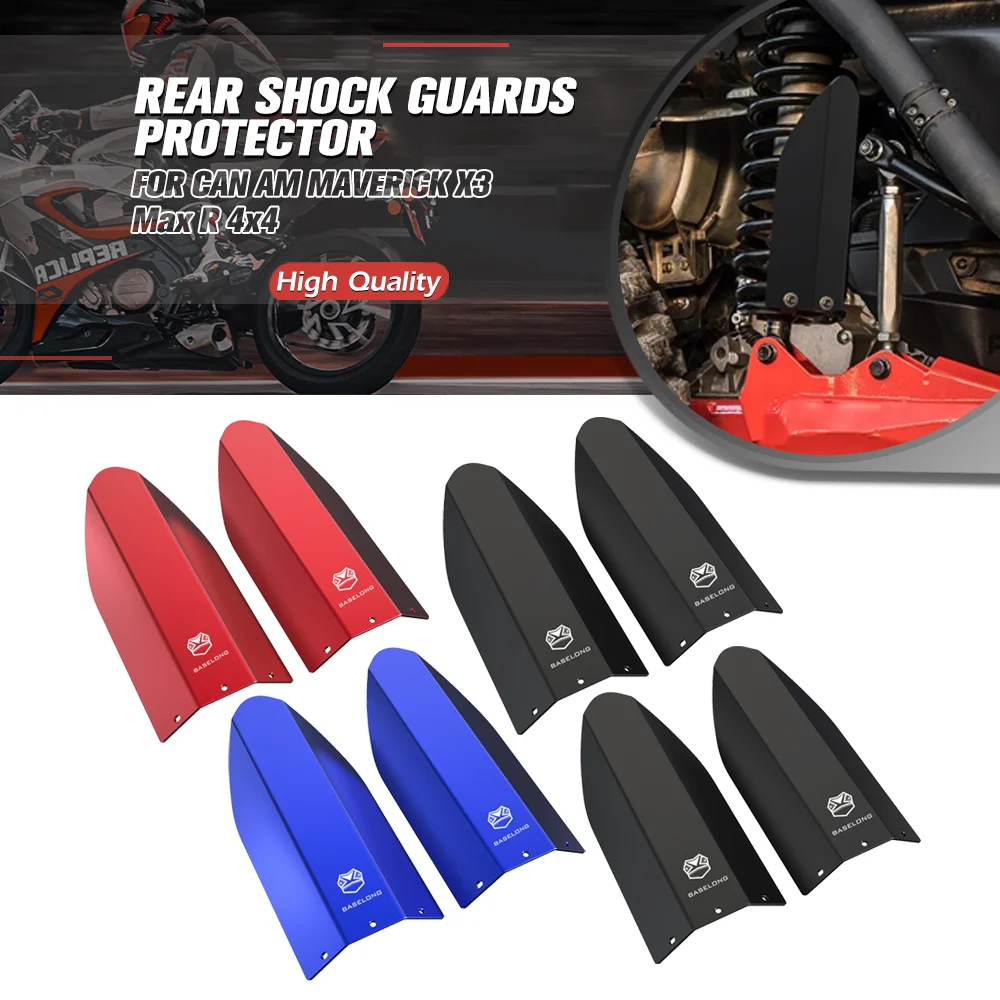 FOR CAN AM MAVERICK X3 900HO Max R 4x4 XDS XMR XRC Turbo R/RR XMR/XRC/XRS Motorcycle Accessories Rear Shock Guards Protector