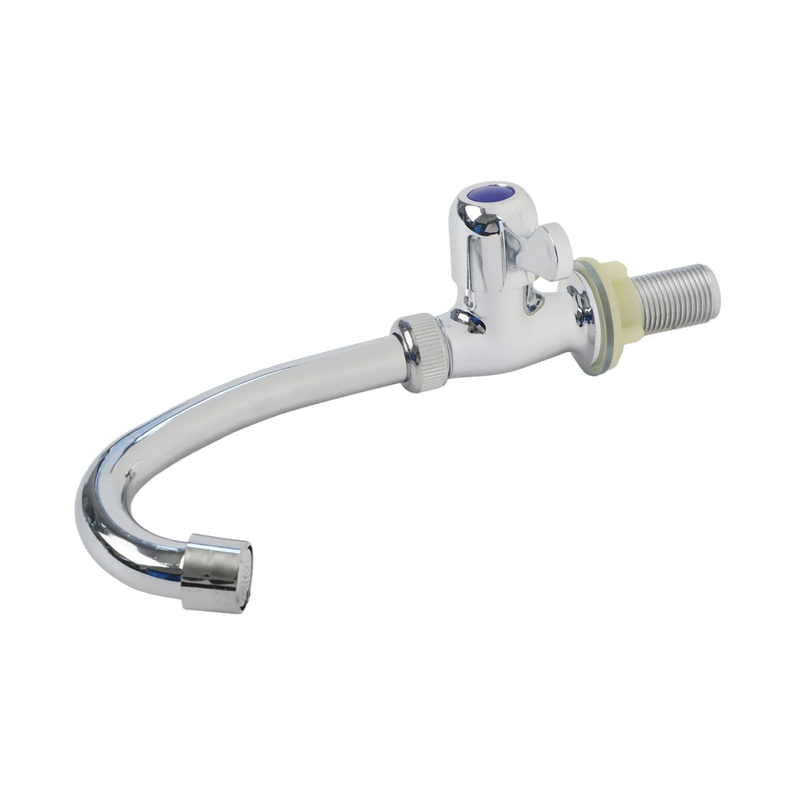 Home D cor Household Use Vertical Vegetable Basin Faucet Electroplated Finish Faucet Versatile Installation Electroplated Finish