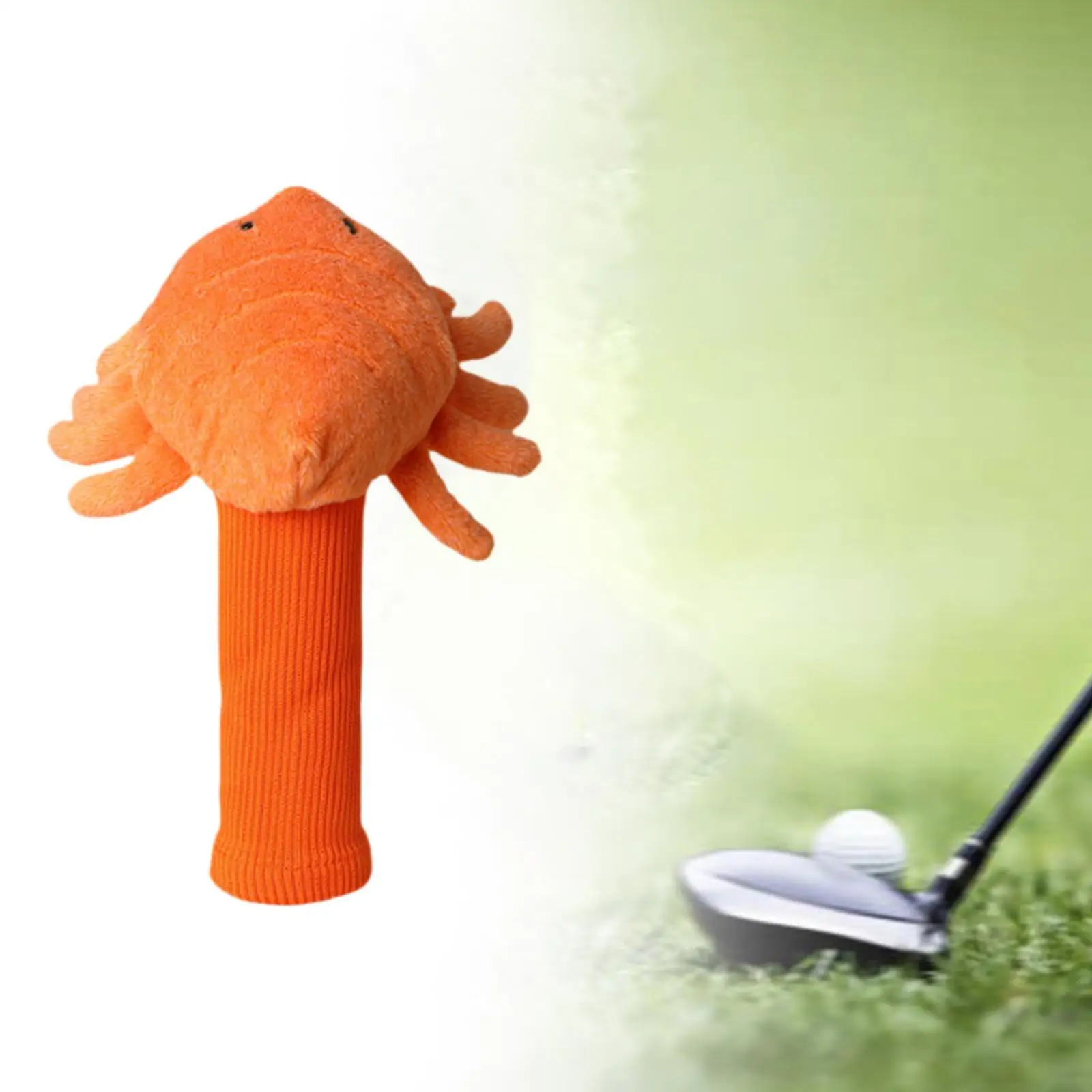 

Plush Golf Wood Headcover Protective Cover Long Neck Golf Club Head Cover