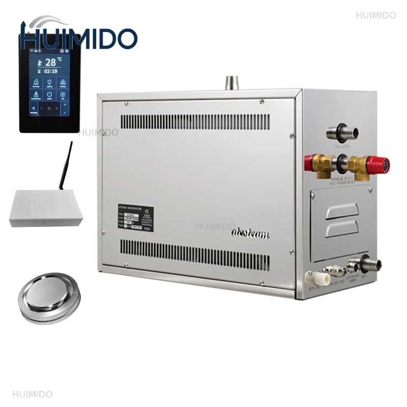 15KW App and Wireless Bluetooth Turkish Sauna Steam Bath Generator for Hammam Spa Wet Steam Sauna