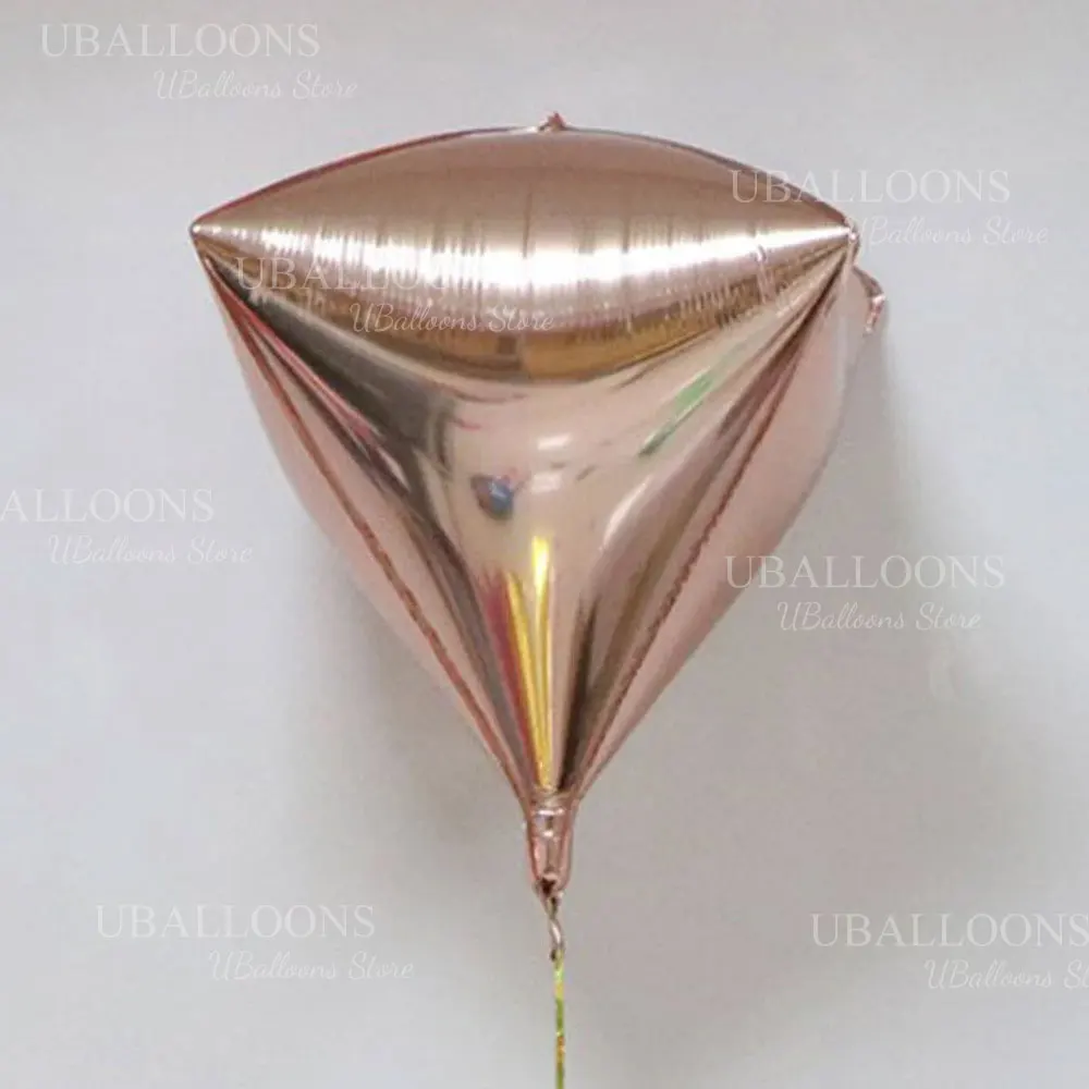 22 Zoll Würfel 4D Folienballons Metall Silber Diamant Quadratische Würfelballons für Geburtstag Verlobung Hochzeit Weihnachten Party Dekor – Detail 9