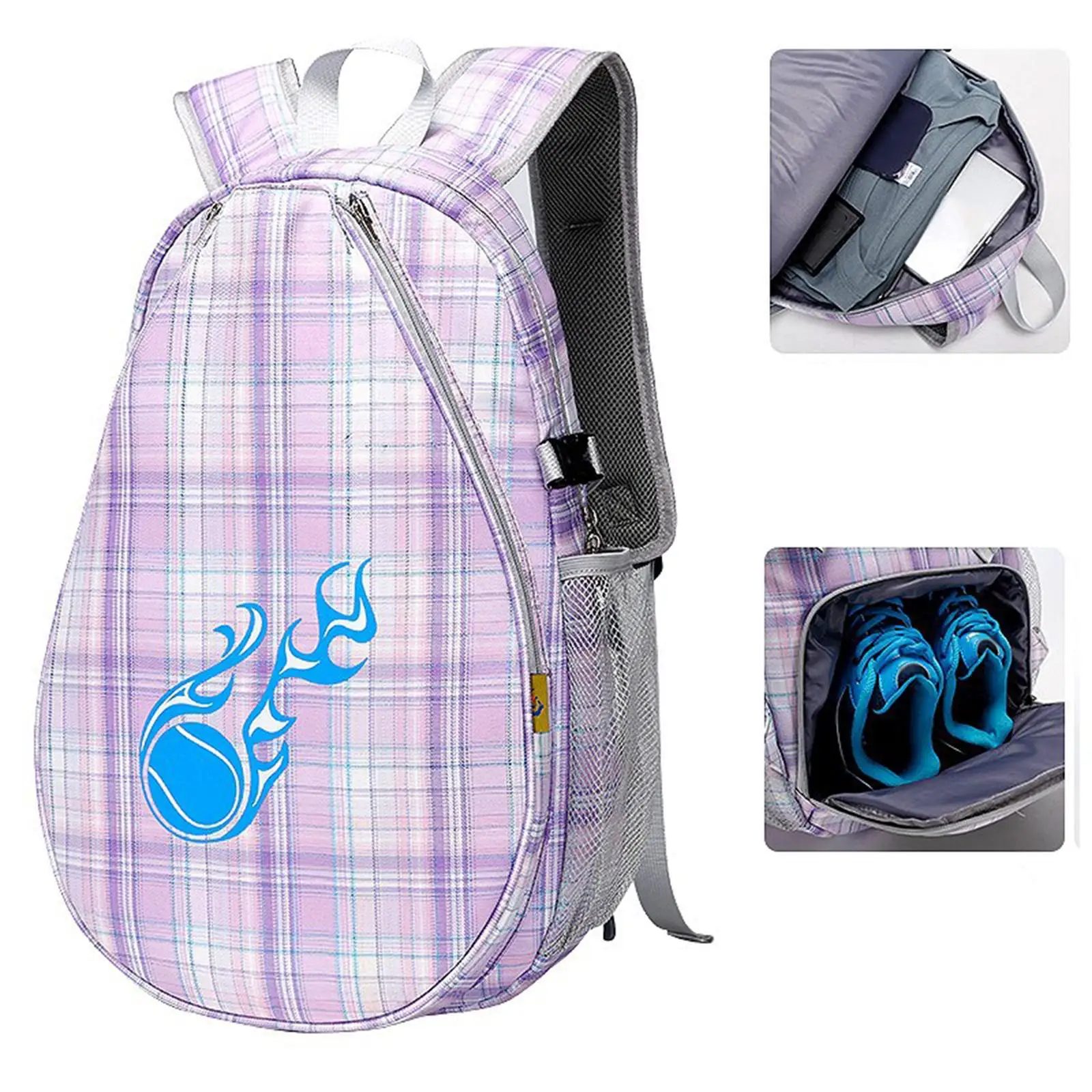 tennis-racquet-backpack-pickleball-paddle-bag-oxford-cloth-big-capacity-with-shoe-holder-mesh-pockets-for-fitness-and-travel