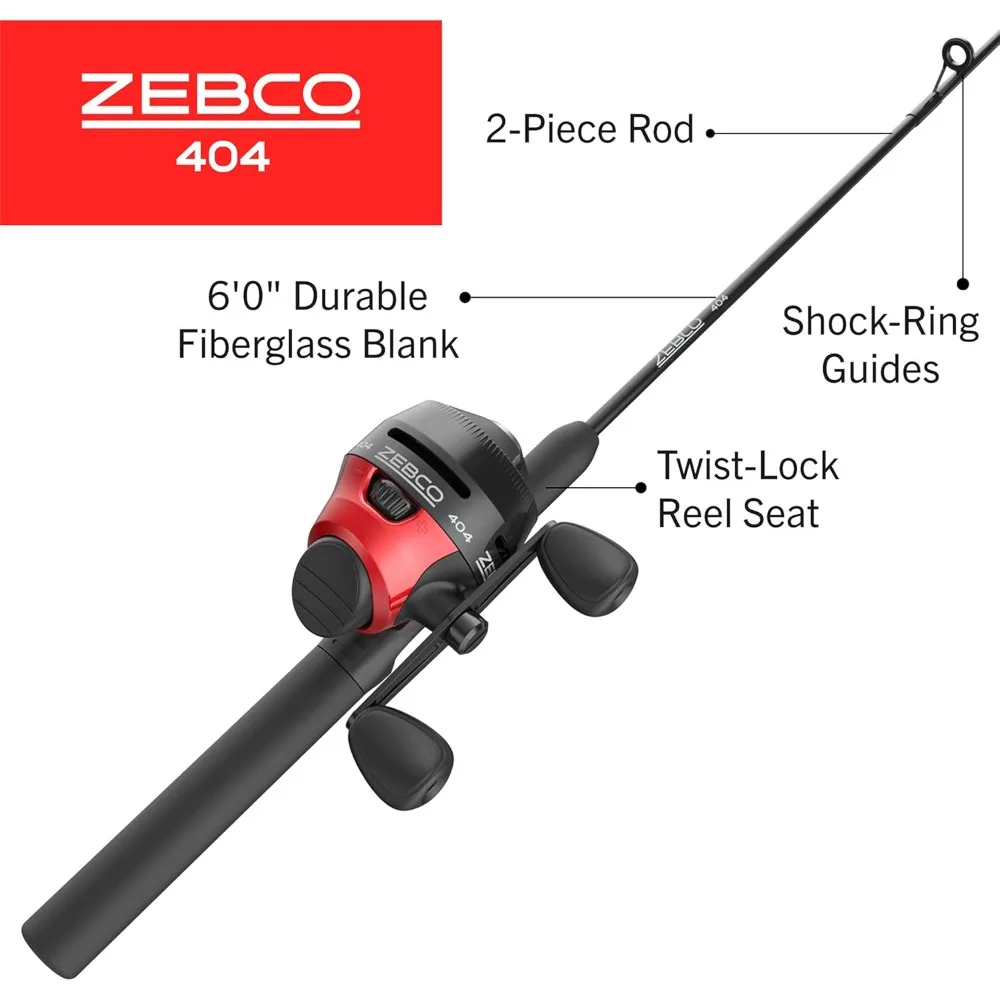 مجموعة صنارة صيد سبينكاست مكونة من 6 أقدام مع بكرة مقاس 40، واسترداد اليد اليمنى، وخط مسبق التخزين المؤقت