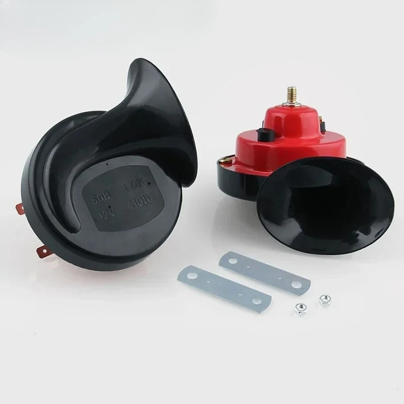 

1PCS Universal 12V 110DB Waterproof Car Snail Electric Air Horn for Motorcycles, Trucks, SUVs, Boats, Vehicle Horns