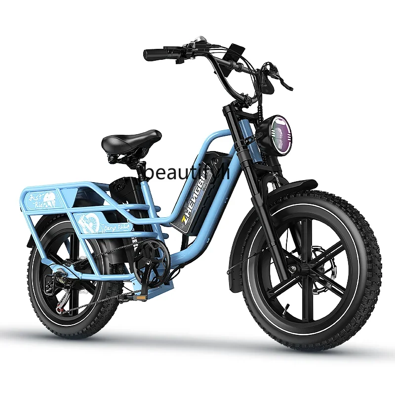 New national standard super long battery life electric vehicle dual battery adult commuter electric bicycle