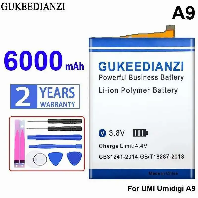 

For Umi Umidigi A9 Fast Charging 6000Mah Mobile Phone Battery