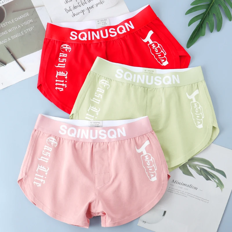 Plus size men's underwear boxers men's shorts are comfortable and breathable, mid rise men's underwear, cotton four corner boxer