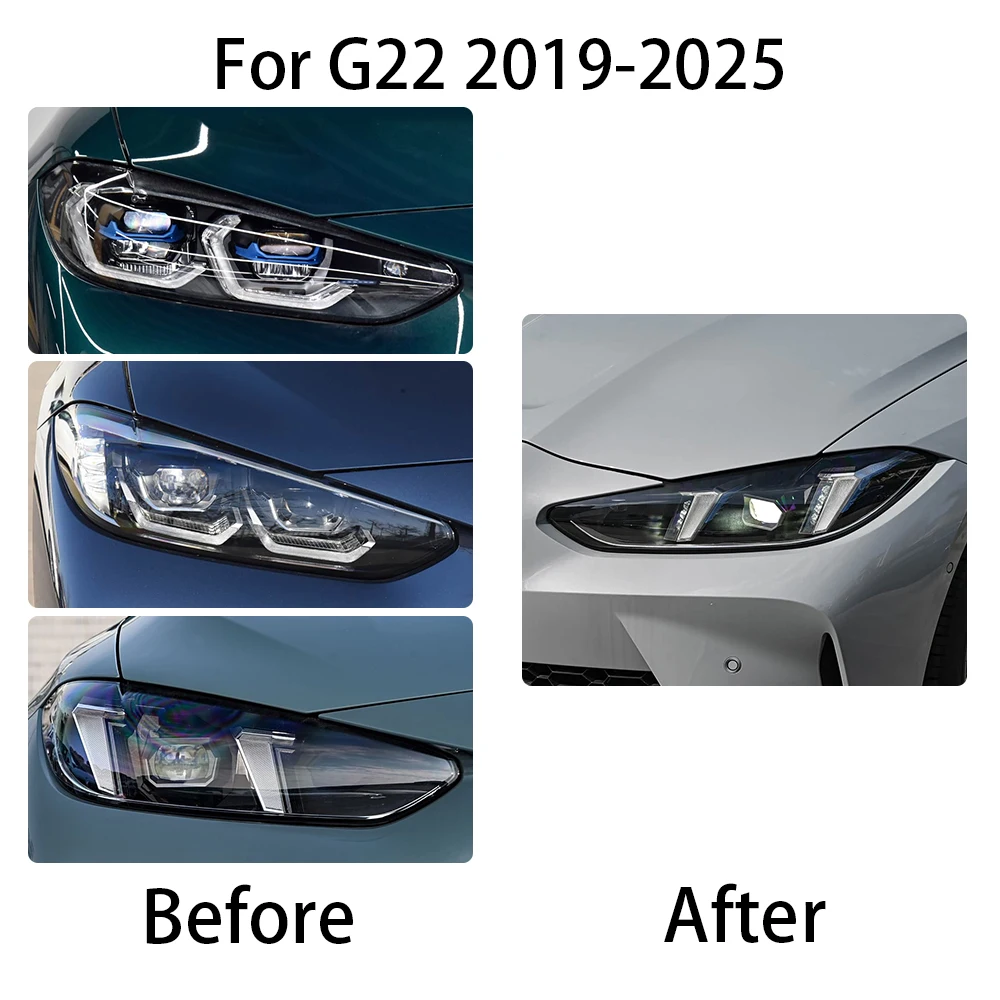 Head Light for BMW G82 G23 4 Series G22 Headlights 2019-2025 4 Series Headlight LED Laser Head Lamp LED DRL Signal