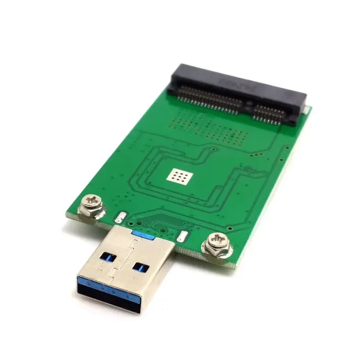Mini PCIe PCI Express PCI-Express PCI-E mSATA zu USB 3.0 USB3.0 Externe SSD PCBA Konverter Adapterkarte ohne Gehäuse