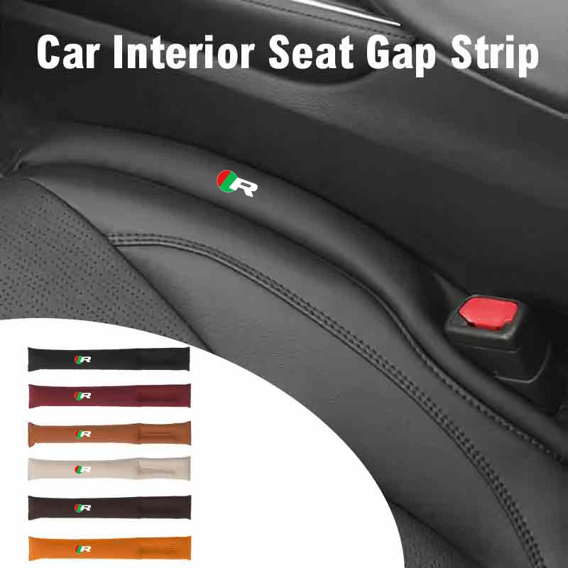 Car Seat Gap Filler Suade Leakproof Plug Seat Gap Leak Pads Filling Organizer For Jaguar XF XJ XFR XKR S-Type F-Type X-Type F-Pa