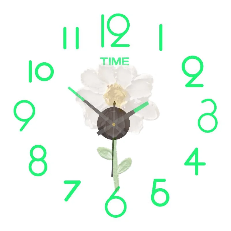 Large 3D DIY Wall Clock 2026 Modern Design Quartz Acrylic Mirror Sticker Silent for Home Living Room Decor