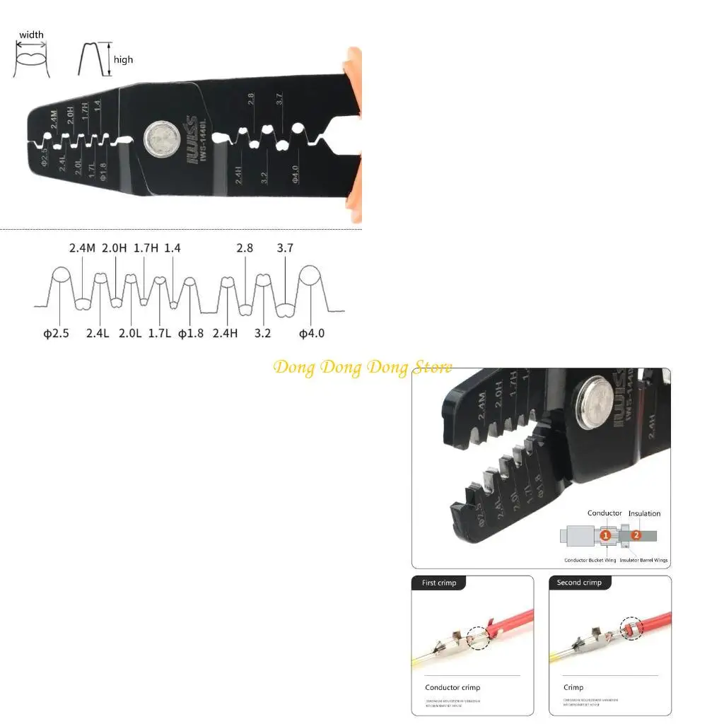 

Automotive Wire Terminal Plier High Hardness Crimping Pliers Wire Crimping Tool Multi-Function Crimping Pliers Capacity