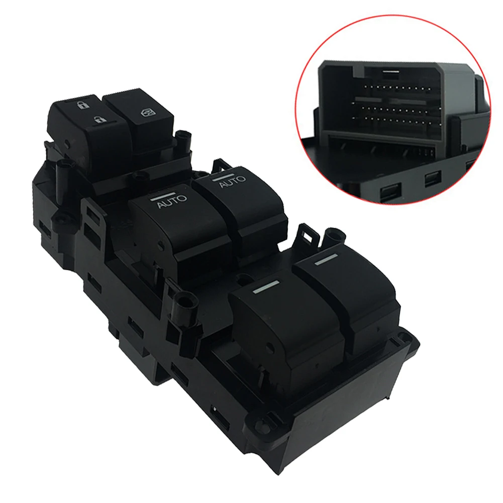 

35750TP6A11 Front Left Power Window Switch For Honda Accord for Crosstour 3.5L 2010-2015 High Quality Plastic Direct Replacement