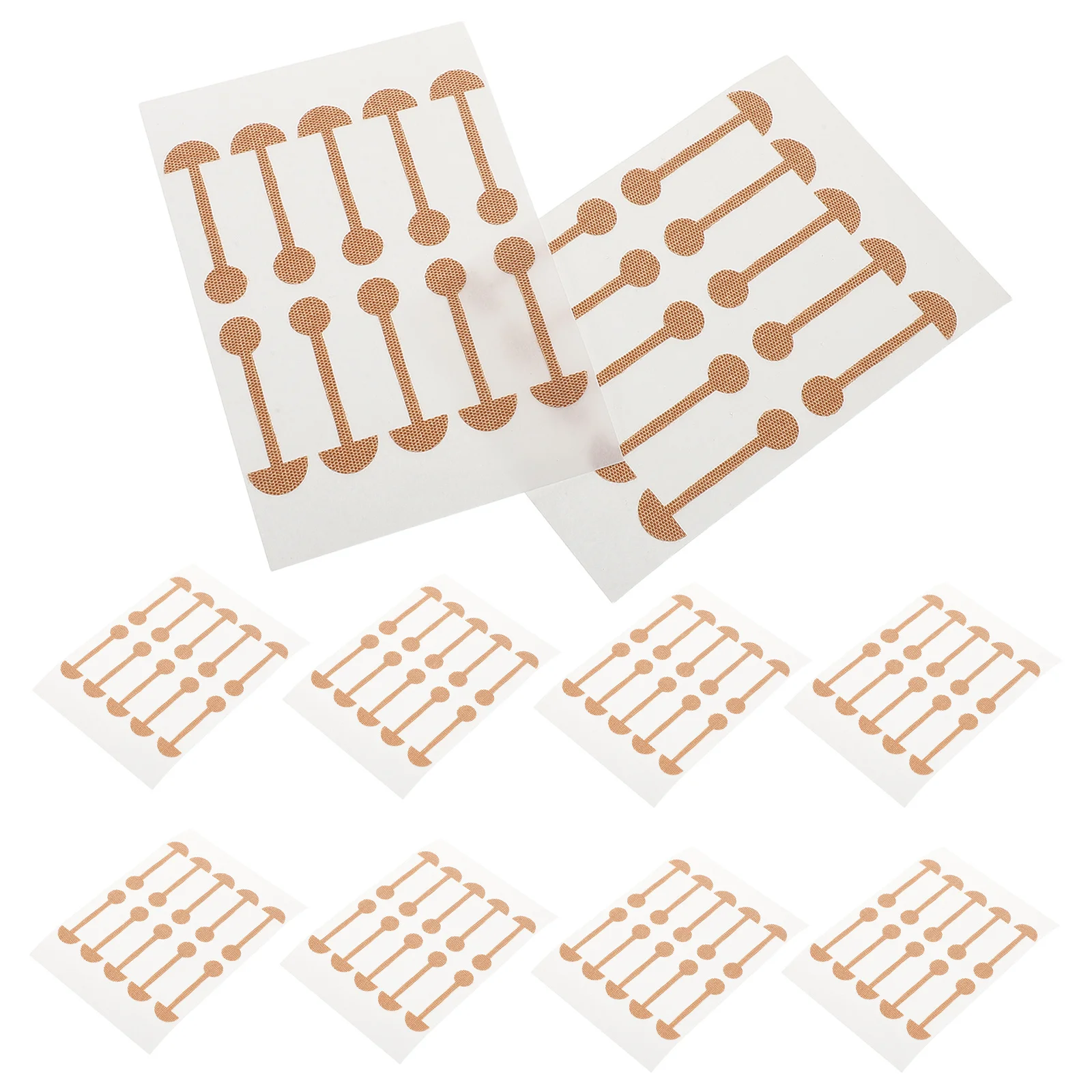 

10Pcs Elastic Nose Strips Soft Wing of Nose Shaping Sticker Comfortable Self-Adhesive Correction for Wide Nostril Refinement