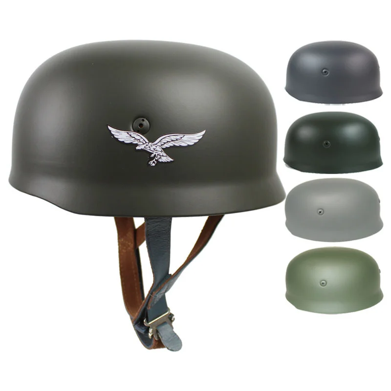 Paratrooper German M38 Helmet Steel Helmet Multicolor Film and Television Props Paratrooper Helmet With Leather Liner