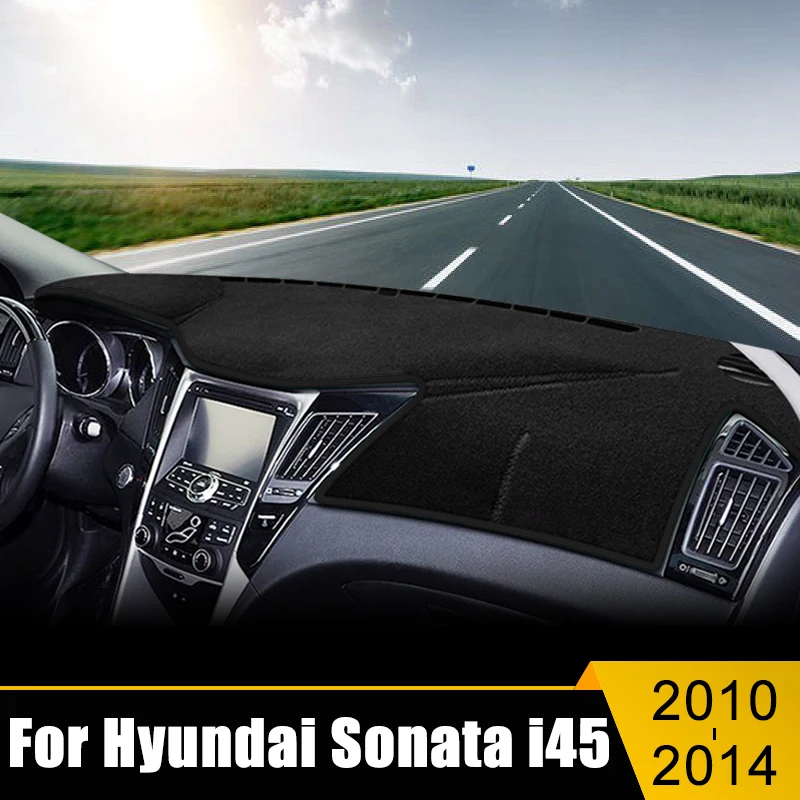 

For Hyundai Sonata i45 2010 2011 2012 2013 2014 Car Dashboard Cover Avoid Light Pad Sun Shade Case Anti-UV Carpets Non-Slip Mat