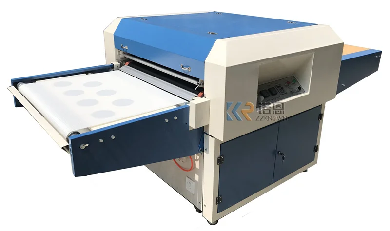 Continuous Cloth Garment Gluing Setting Machines Pneumatic Automatic Heat Transfer Fabric Apparel Stamping Fusing Press Machine