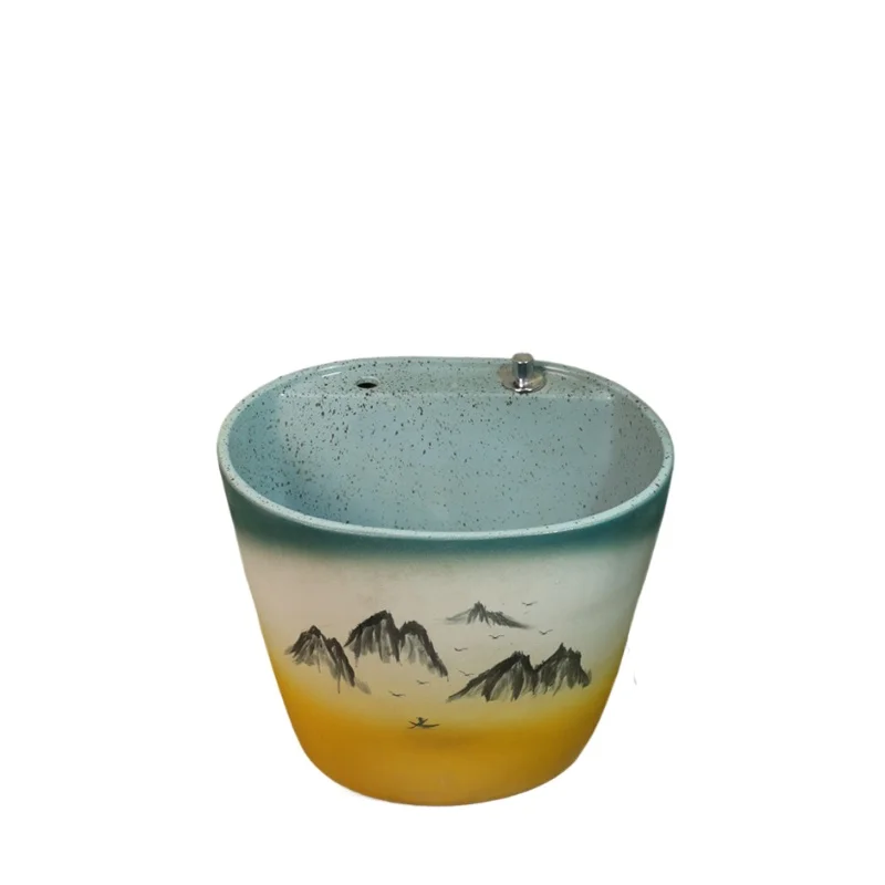 

Landscape mop pool ceramic mop pool balcony bathroom floor basin Chinese mop pool