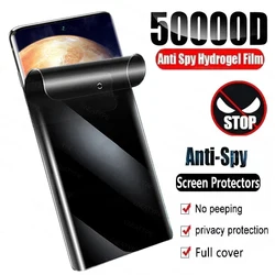 Privacy Hydrogel Film Anti-Spy Screen Protector For Huawei P30 P40 P20 Mate 20 Lite Y6 Y7 P Smart Z 2019 2021 Nova 5T