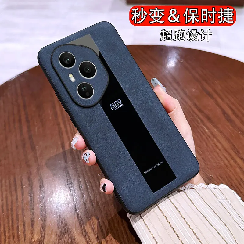 حافظة لهاتف Honor 400 Pro 400Lite حافظة عصرية من جلد الغنم بوفورشه العادي صديقة للبشرة ومضادة للسقوط لهاتف Honor400 Pro Funda