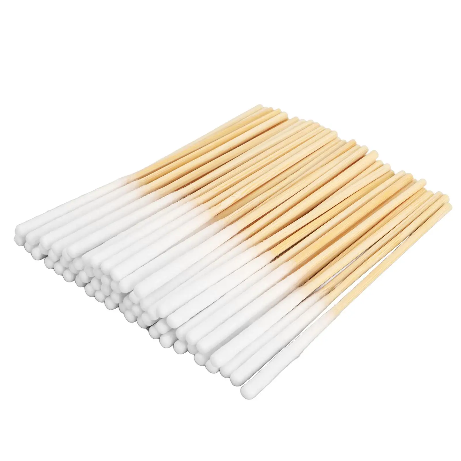 8 سنتيمتر 60 عدد مسحات القطن لينة تلميح مقابض خشبية متعددة الأغراض سميكة القطن يميل تطبيقها للعناية الشخصية والحرف اليدوية #4