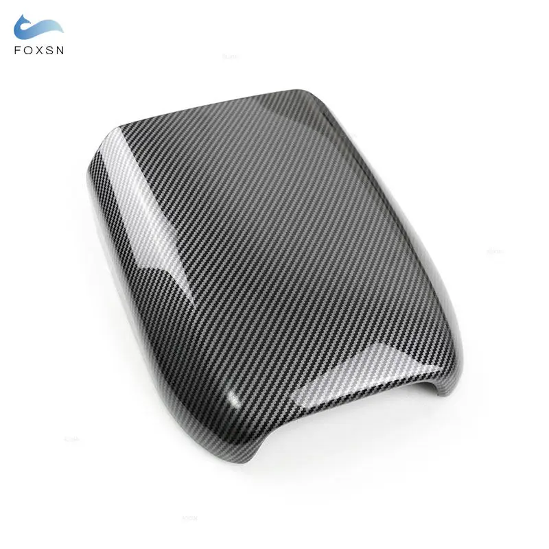 ABS Carbon Fiber Texture Interior Accessories For Porsche Cayenne 2018 2019 -2026 Car Center Console Armrest Storage Box Cover