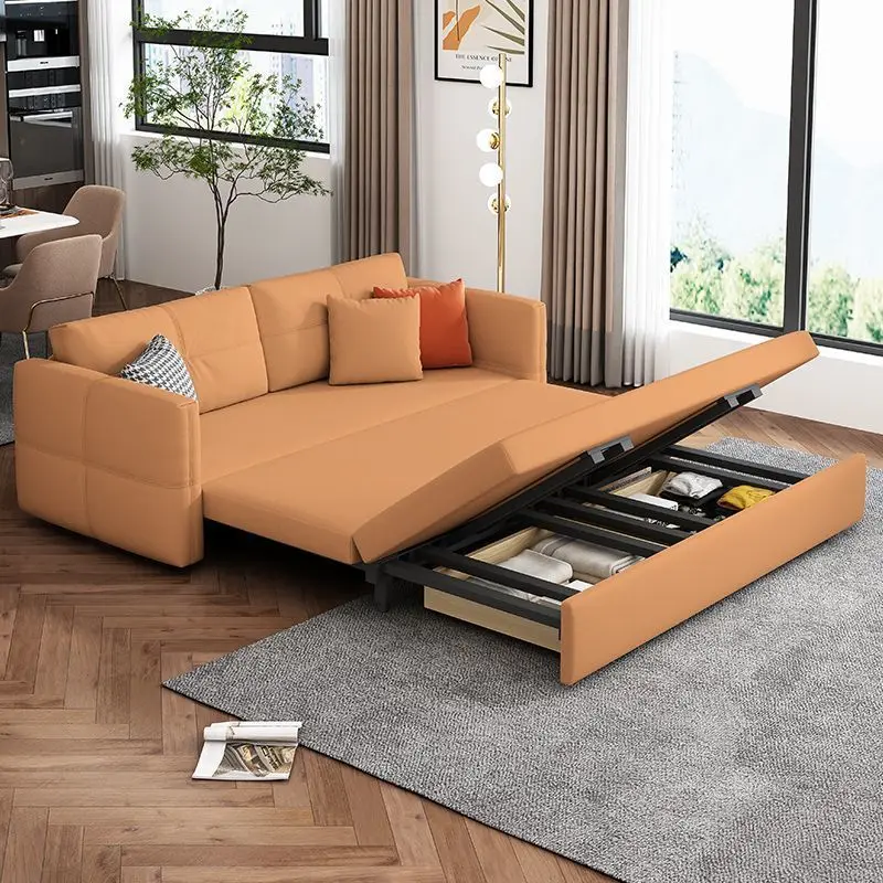 โซฟาเบดอเนกประสงค์ พับเก็บได้ ดึง-ผลักได้ พร้อมเทคโนโลยีการจัดเก็บในตัว สำหรับห้องนอนและห้องนั่งเล่น