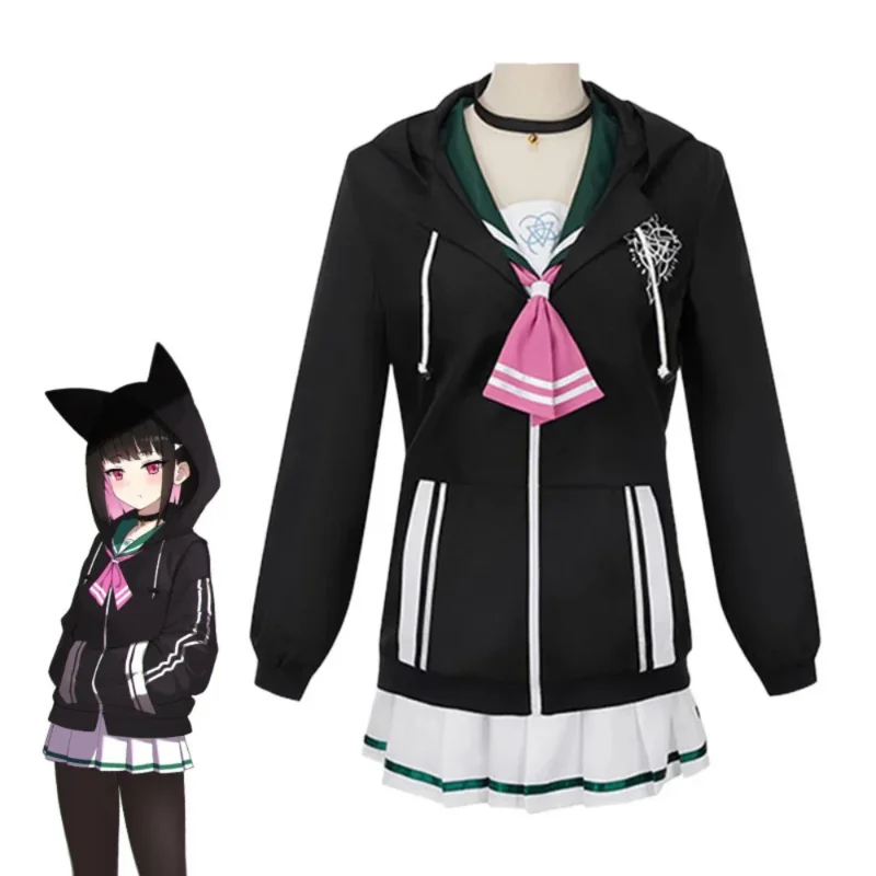 Juego azul archivo Cos Kyoyama Kazusa disfraz Cosplay JK uniforme escolar traje Kyoyama Kazusa trajes de Halloween
