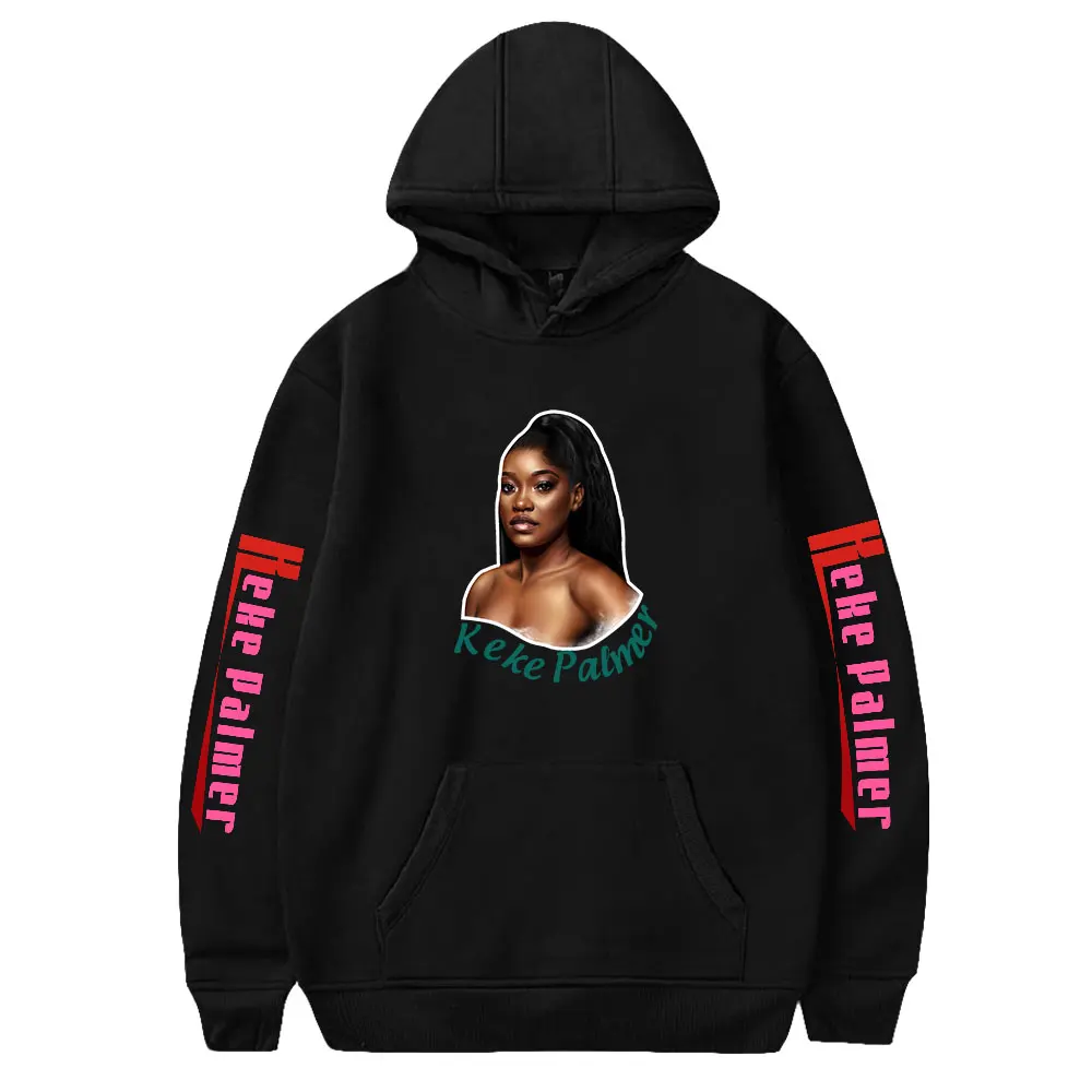 

Keke Palmer Hoodie Unisex Long Sleeve Women Men Sweatshirt Casual Style American Pop Star Fashion Clothes