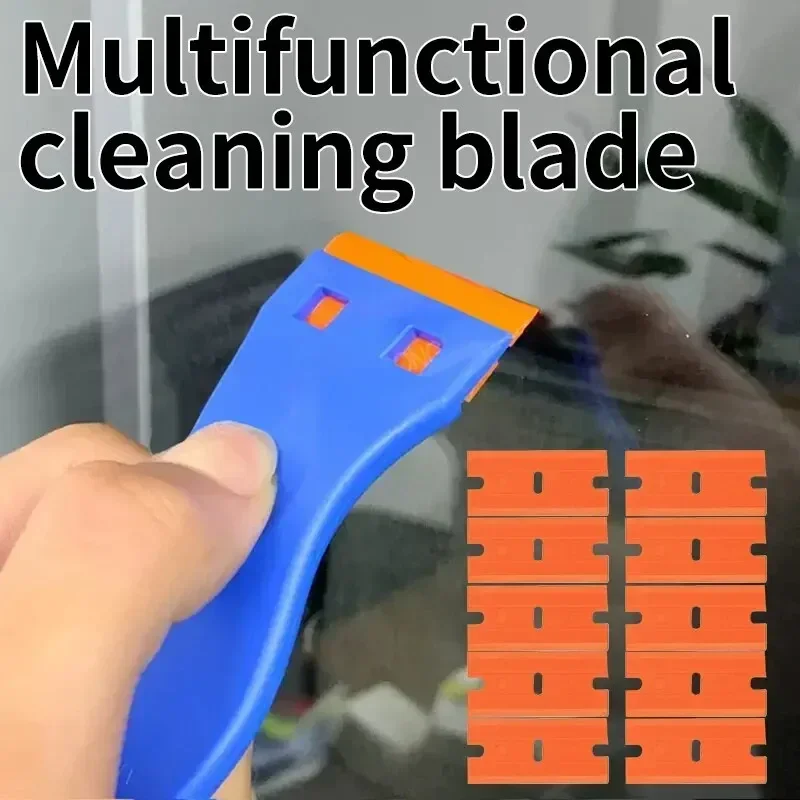 Glue Removal Scraper Multifunctional Plastic Glass Removal Cleaning Scraper Car Film Application Tool Kitchen Cleaning Shovel