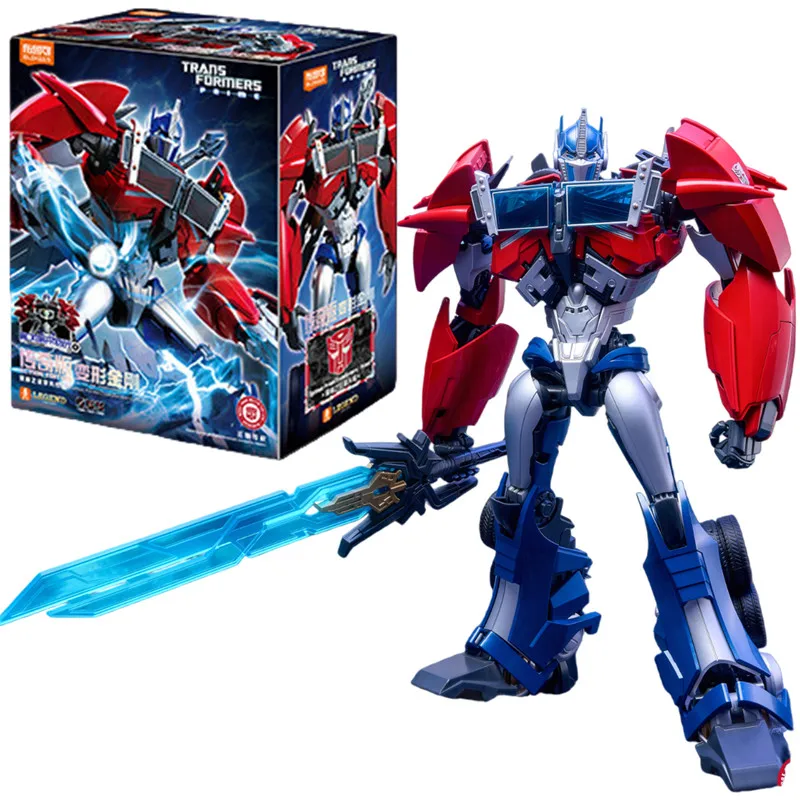 

Blokees Transformers Optimus Prime Tarn Legend Edition Action Figure Assembly Toys Robot Model Movable Ornament Birthday Gifts