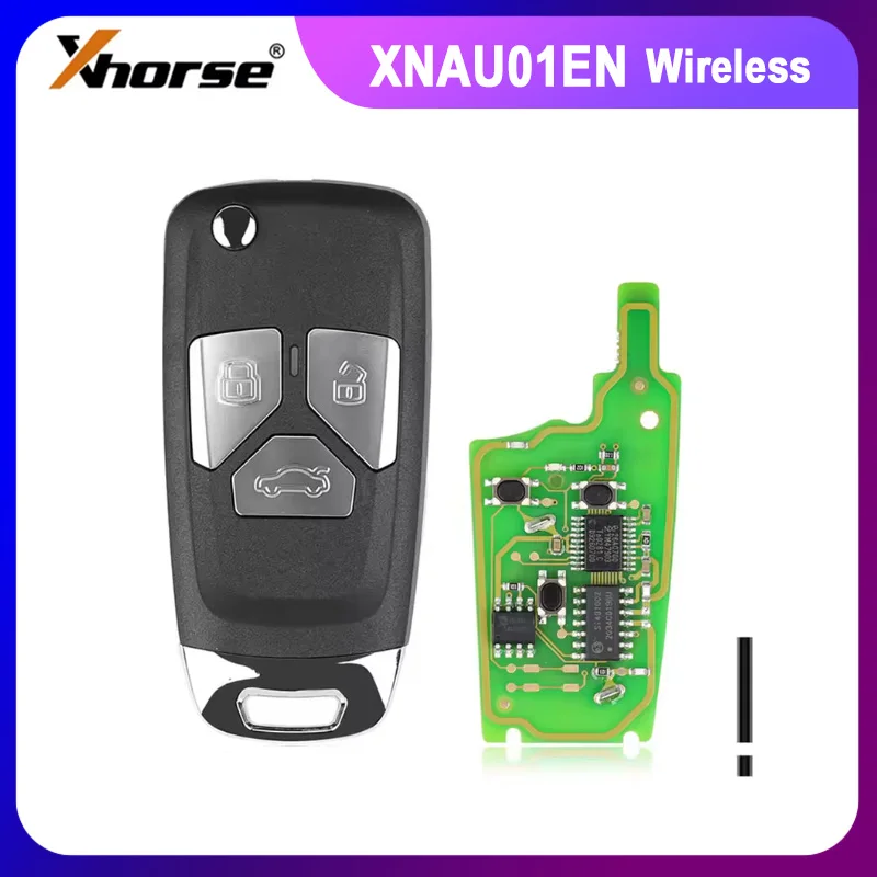 

1/2/5PCS XHORSE XNAU01EN for Audi Style Wireless VVDI Universal Flip Remote Key With 3 Button
