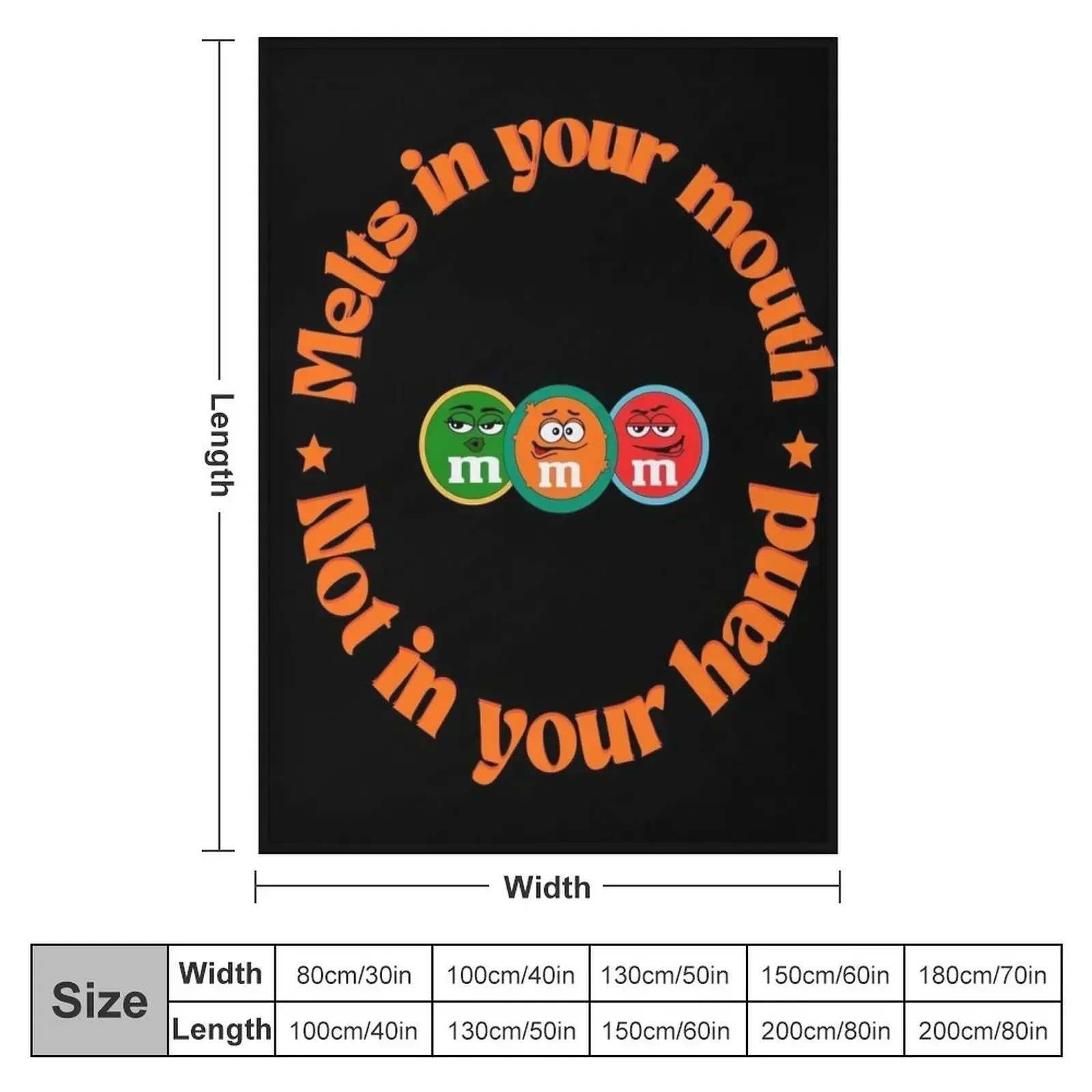Melts in your mouth not in your hand Throw Blanket bed plaid Tourist for sofa anime Giant Sofa Luxury Thicken Blankets