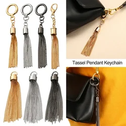 2024 Fashion Metal Decoration Buckle Tassel Pendant Keychain for Handbag Bag Purse Hardware Accessories DIY Crafts Decor Tassel
