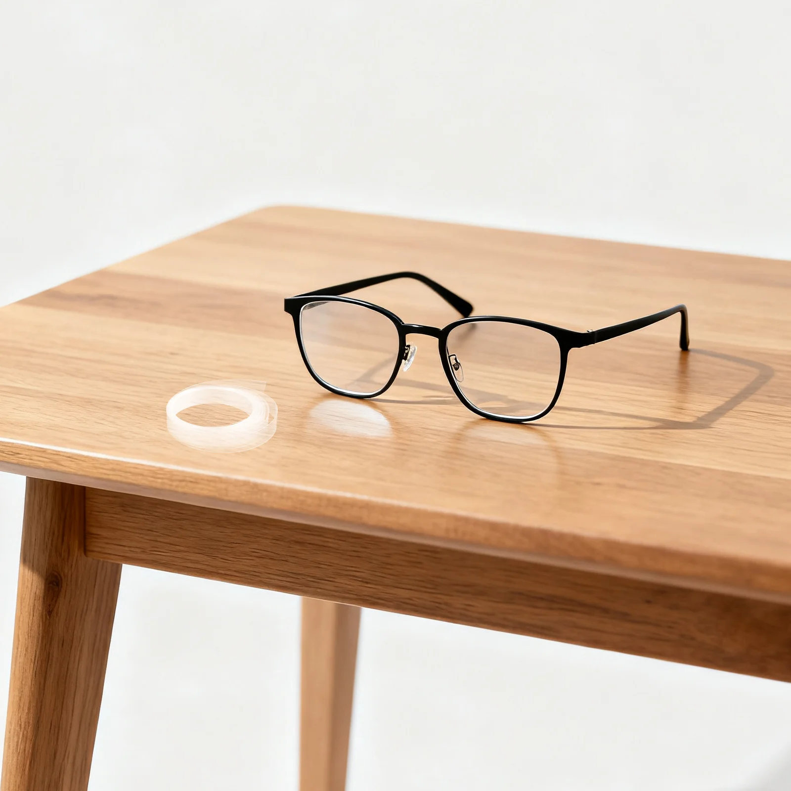 

4pcs 4 Rolls Eyeglass Leg Protector Tubing Transparent Heat Shrink Sleeves For Eyewear Anti-Slip Temple Covers Glasses Arm Tips