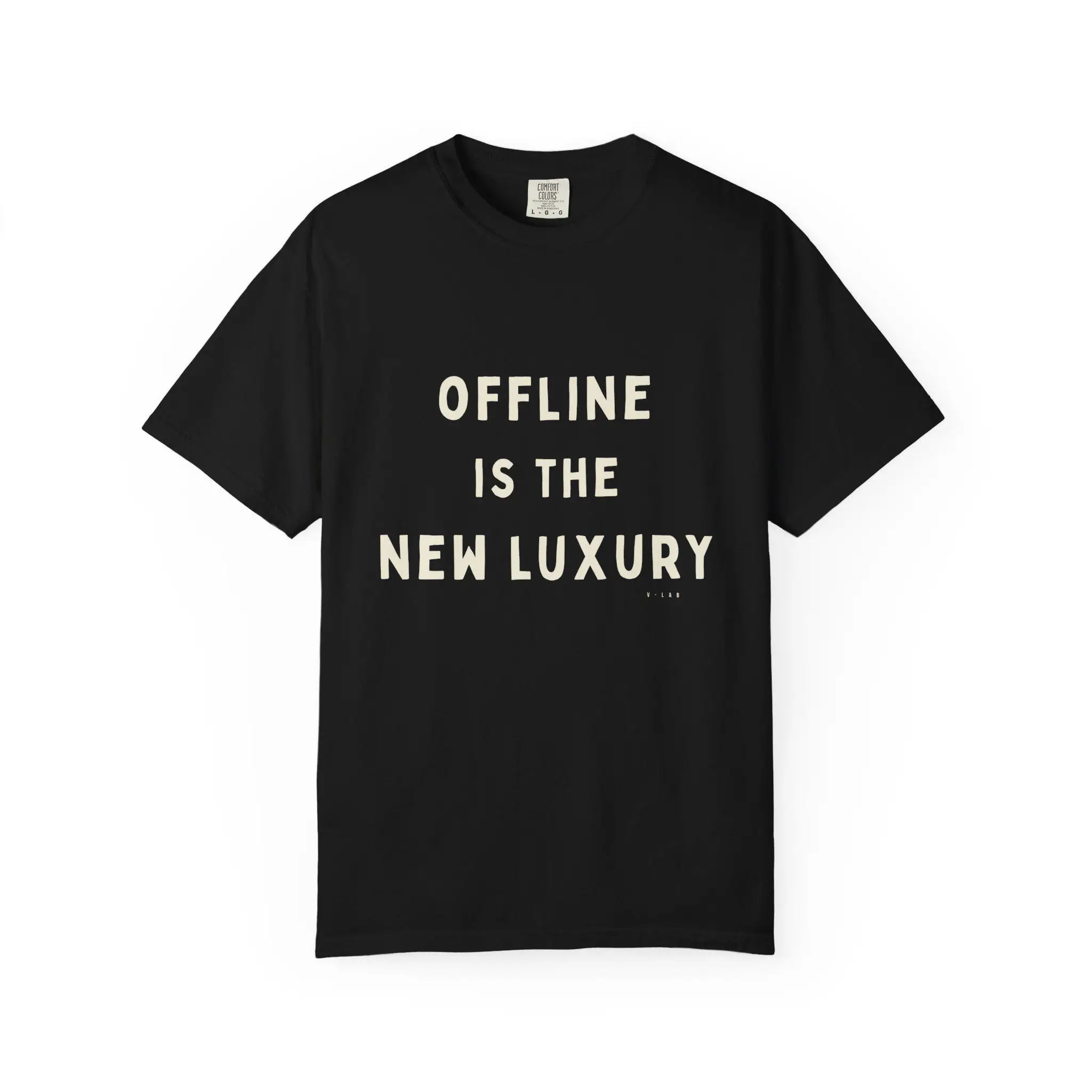 Off Grid Shirt, Offline Is The New Luxury Tee, Minimal Streetwear T-Shirt, Digital Detox Quote Shirt, OFFLINE SERIES Unisex