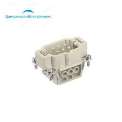 09330062601 HARTING connector 6 pole male Han 6 E-STI-S Harding